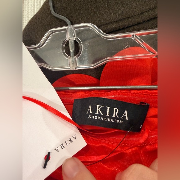 SOLD OUT NWT Akira Red She’s A Masterpiece Floral Mini Dress Size: Small - Picture 13 of 15